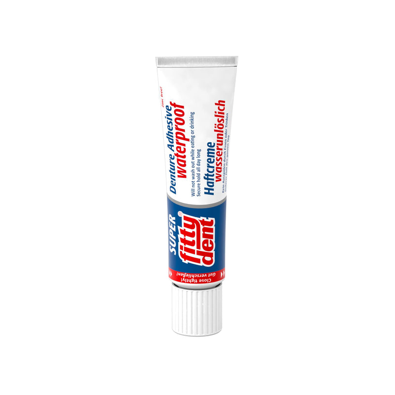 [Australia] - 5x FITTYDENT super adhesive cream 40 g PZN 2171042 Insoluble in water, zinc-free 