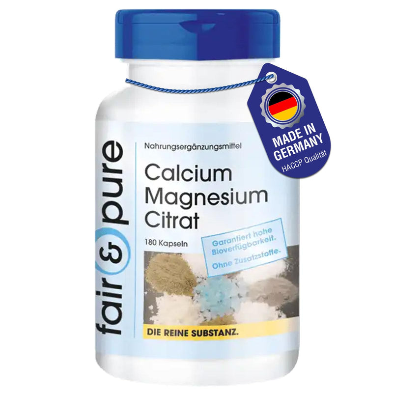 [Australia] - Fair & Pure® - Calcium Citrate 300mg - 180 tablets - vegan - pure substance without additives - 100% calcium citrate 