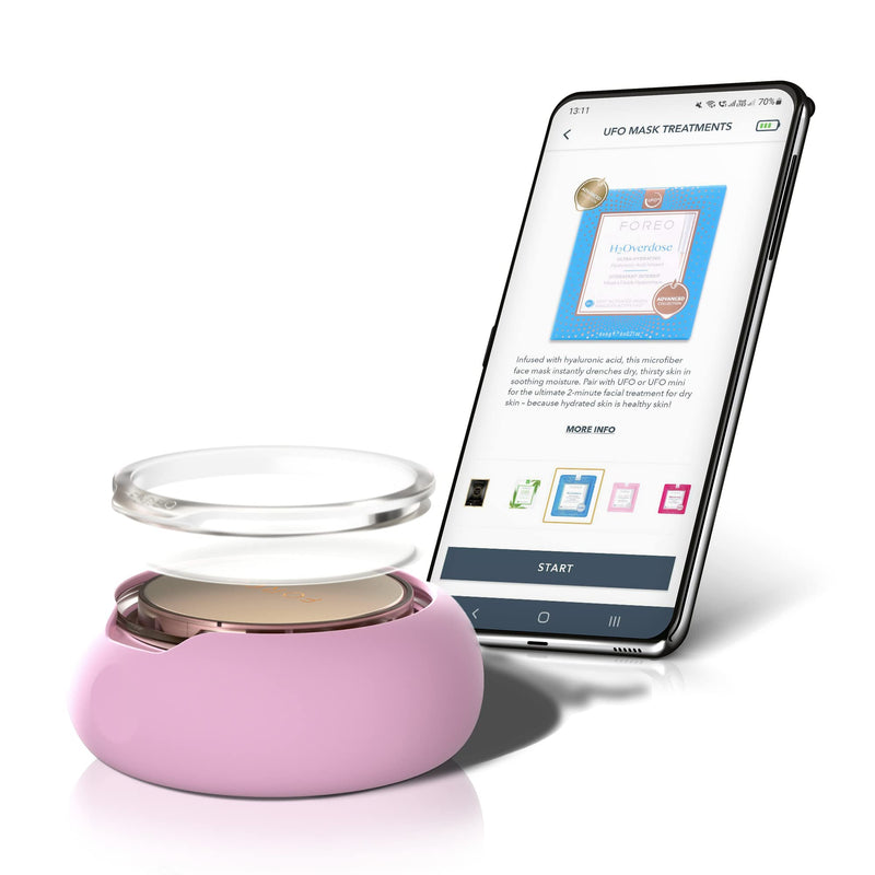 FOREO H2Overdose Advanced Collection 2.0 UFO-Activated Facial Mask - Hydrating Facial - Beauty & Personal Care - Hyaluronic Acid & Vitamin E - For All Skin Types - Dry skin & Flaky Skin - 6 pcs | UFO mask, hydrating face mask, hyaluronic acid, vitamin ...
