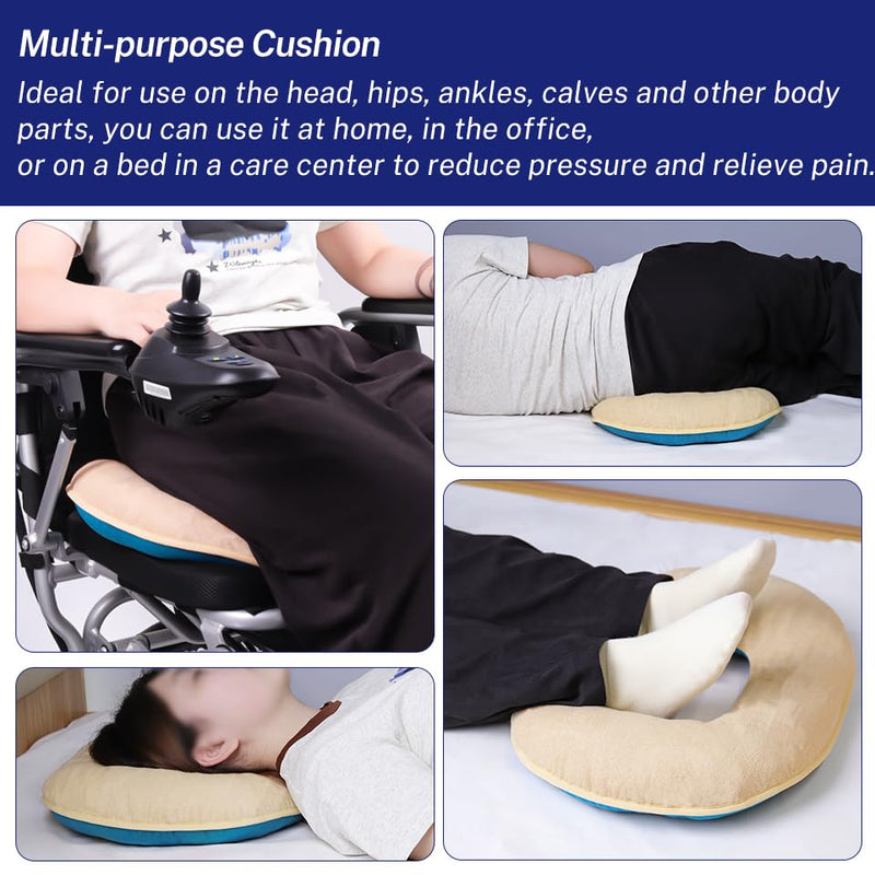 [Australia] - Butt Pillow - Donut Pillow, Tailbone Pain Relief Cushion, Bed Sore Cushions for Butt, Pressure Relief Seat Cushion, hemorrhoid, Office Chair, BBL Pillow, Provitalize for Women Hip Pain 