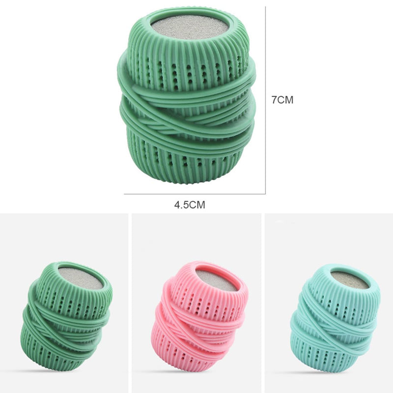 [Australia] - 3Pcs Washing Machine Laundry Ball Fabric Softener Ball Dispenser for Washing Machine Laundry Softener Liquid Refillable Ball Cleaning Tool Washing Sponge Household Substitute 