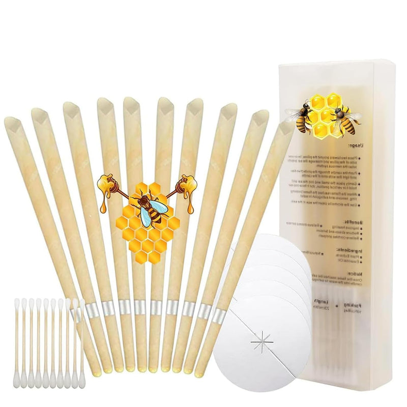 [Australia] - Ear Wax Removal Kit Ear Wax Removal Tool with Cotton Swab Easy to Use Suit for Adult 10 Pcs 
