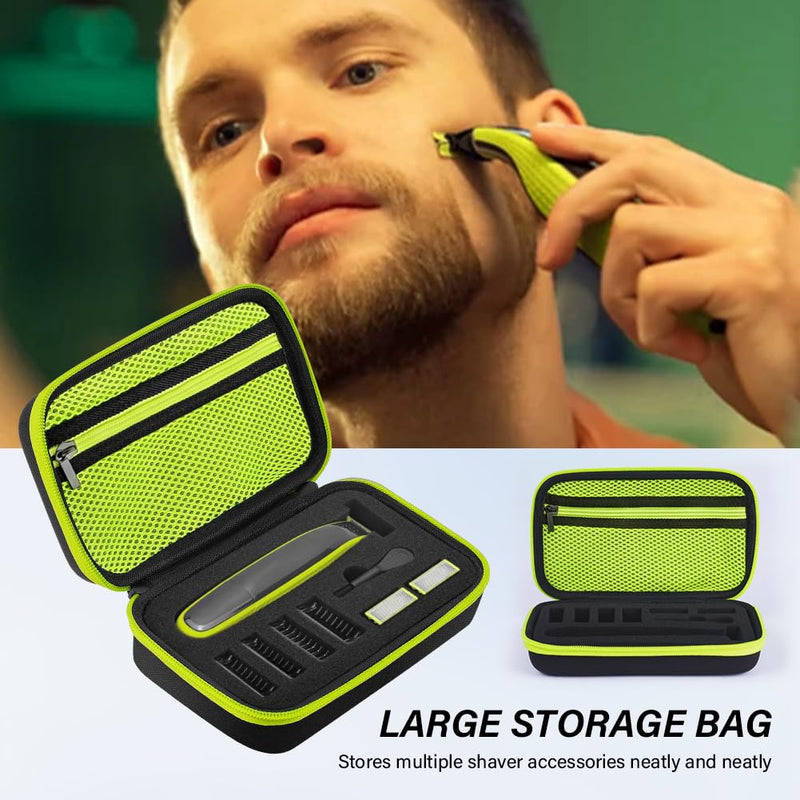[Australia] - AOGOE Case for Philliips O Blade QP2520/30/70/90, QP2620/30, QP2724, QP2824/30/34, QP6550 Electric Shaver Protective Case, EVA Hard Case Leather with Sponge 