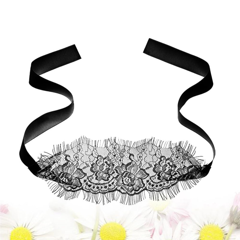 Lace Mask Lace Eye Blinder Black Eyelash Lace Mask Blinder Exotic Party Masks Nightclub Mask Headwear Lace Masquerade Mask for Couple