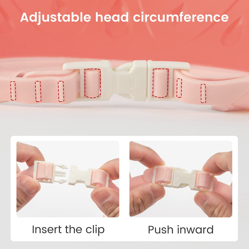[Australia] - FUNUPUP Baby Shower Cap for Kids, Adjustable Toddler Hair Washing Shield Bathing Cap Baby Shower Visor Shampoo Cap (Crown, Pink) Crown 