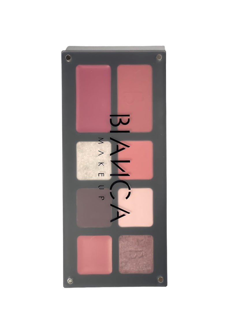 [Australia] - Multi-Effect Palette | All In One Palette | Bianca Makeup | Reusable Magnetic Palette | With Eyeshadows, Lipstick, and Blush | Find the effect you desire | Makeup Palette (Coquette) Coquette 