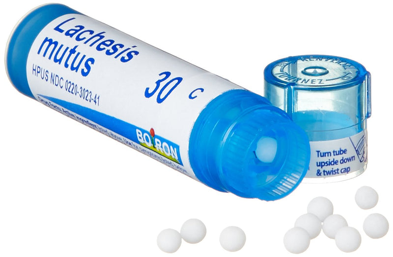 Boiron Lachesis Mutus 30C (Pack of 5), Homeopathic Medicine for Hot Flashes