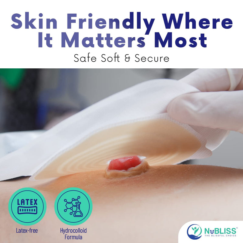 [Australia] - FSA & HSA Eligible Elastic Skin Adhesive Ostomy Barrier Strips - 20 Count - Medical-Grade Ostomy Supplies - Hydrocolloid Waterproof Coloplast Barrier Strips 