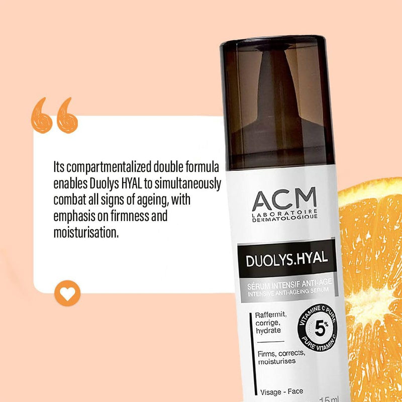 Intensive serum anti-aging vitamin C pure 5% Duolys Hyal, 15 ml, Acm