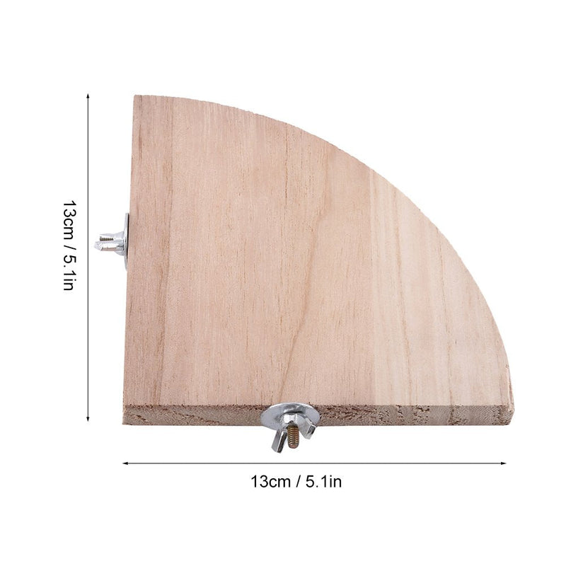 Fdit Bird Wooden Stand Fan Shaped Design for Parrot Cockatiel Parakeet - PawsPlanet Australia