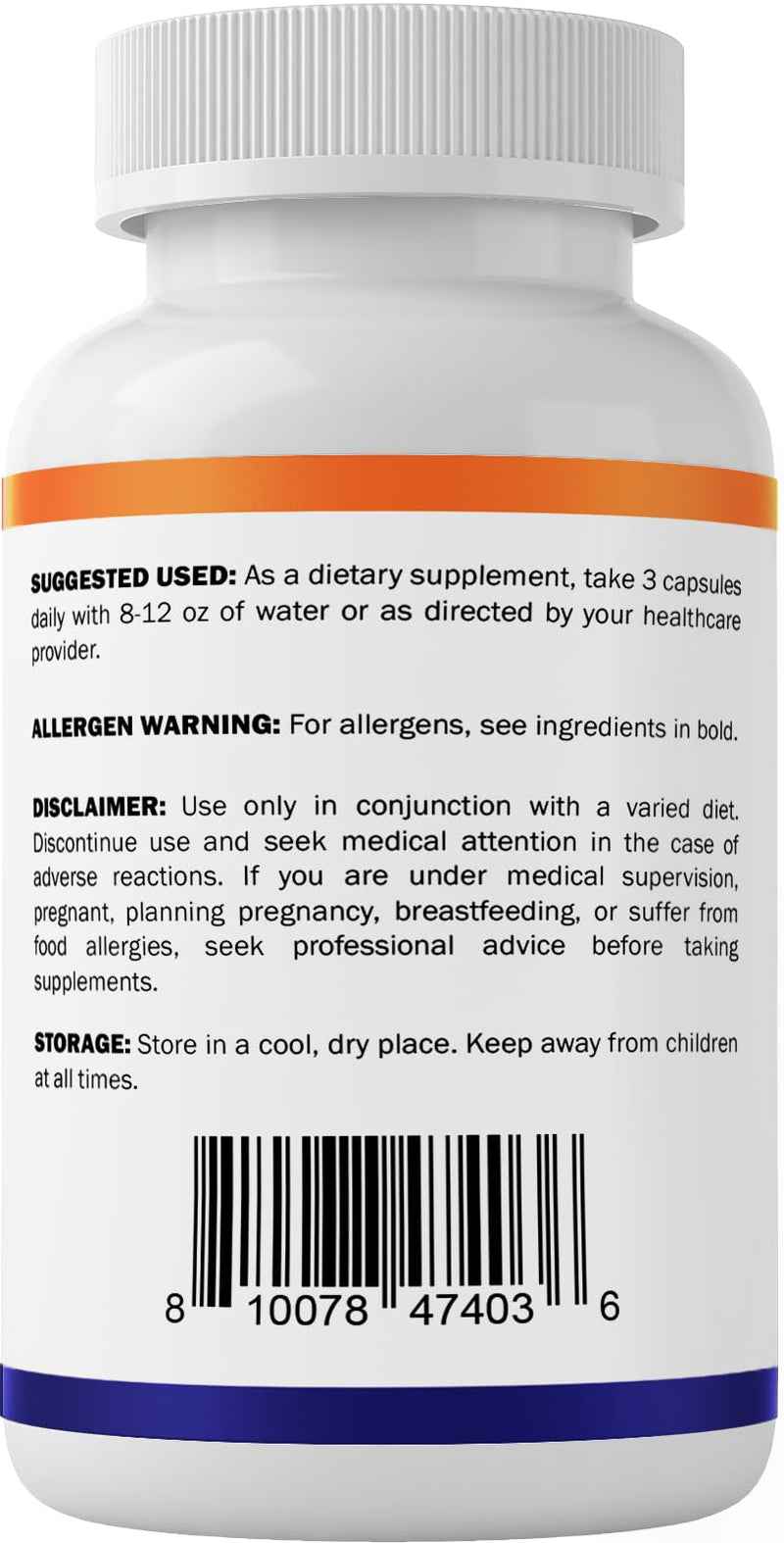 Vitamatic Magnesium Taurate 1500mg per Serving - 180 Vegetarian Capsules (Provides 300 mg of Elemental Magnesium) - Added B6 for Maximum Absorption - Supports Muscle, Joint, and Heart Health*