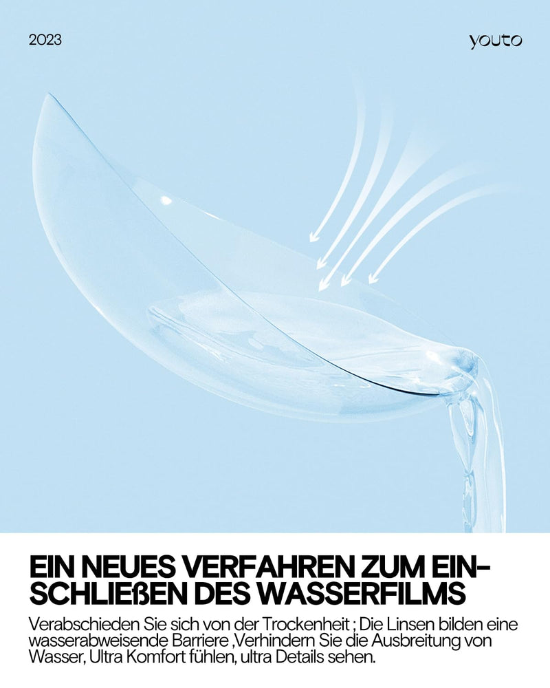 [Australia] - youto daily lenses soft, pack of 90, contact lenses daily lenses, UV protection and high wearing comfort, BC 8.7 mm, DIA 14.2 mm -1.75 diopters 