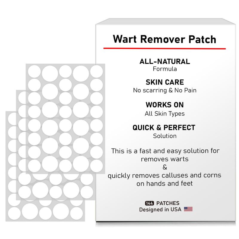 [Australia] - WABRINY Wart Remover Patches, Fast & Easy Operate Hydrocolloid Gel Waterproof Invisible Sticker, Skin Care Removal Patches for Home Daily Use-8KZ 1 Box 