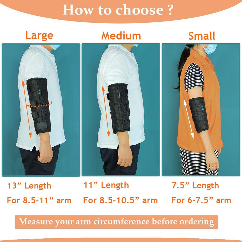 Mybow Elbow Splint Brace Thumb Sucking Stop for Kids Pediatric Elbow Brace Child Arm Splint Cubital Tunnel Ulnar Nerve Entrapment Brace Elbow Protector Support Wrap - Small S