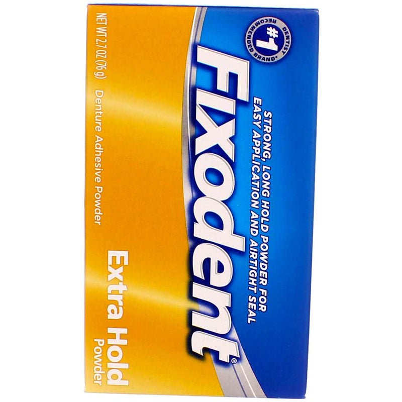 [Australia] - Fixodent Fixodent Denture Adhesive Powder Extra Hold, Extra Hold 2.7 Oz by Fixodent 