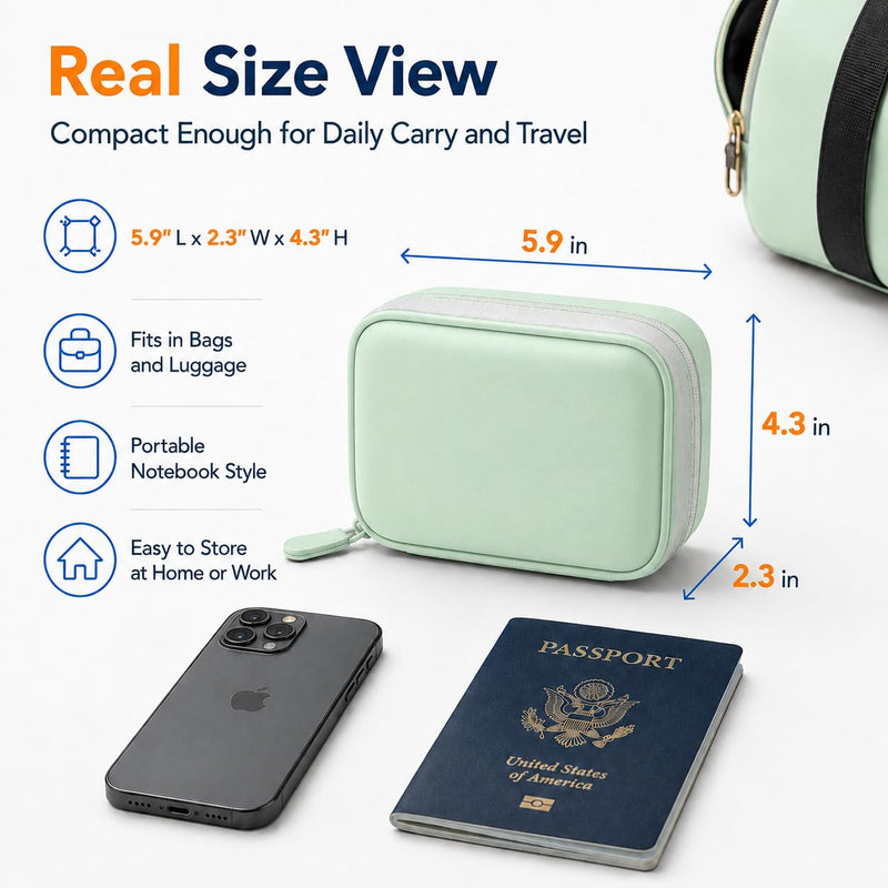 Travel Pill Organizer A8 Waterproof Pill Pouches with Binder 14 PCS L Size Clear Zipper Medicine Storage Bags with Labels Reusable Pill Holder Case for Vitamins Daily Use and Trips Pink*purple