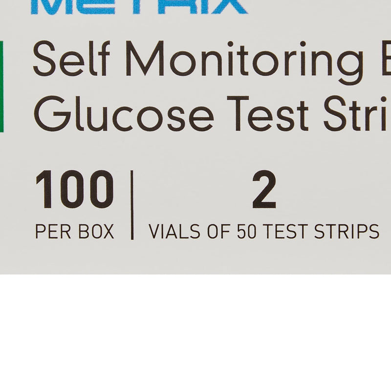 McKesson TRUE METRIX Self-Monitoring Blood Glucose Test Strips - Supplies for Diabetes Self Monitor Systems, 100 Strips, 1 Pack 1 Count (Pack of 100)