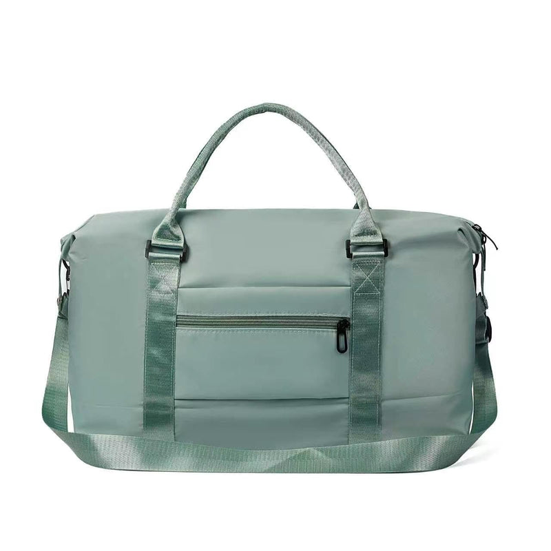 Large Capacity Waterproof Duffle Bag for Women – Gym & Travel Bag with Shoe Compartment, Wet Pocket, Lightweight Sport Duffel for Workout, Yoga & Weekend Trips 18.90 X 6.69 X 11.02 (Green) Green