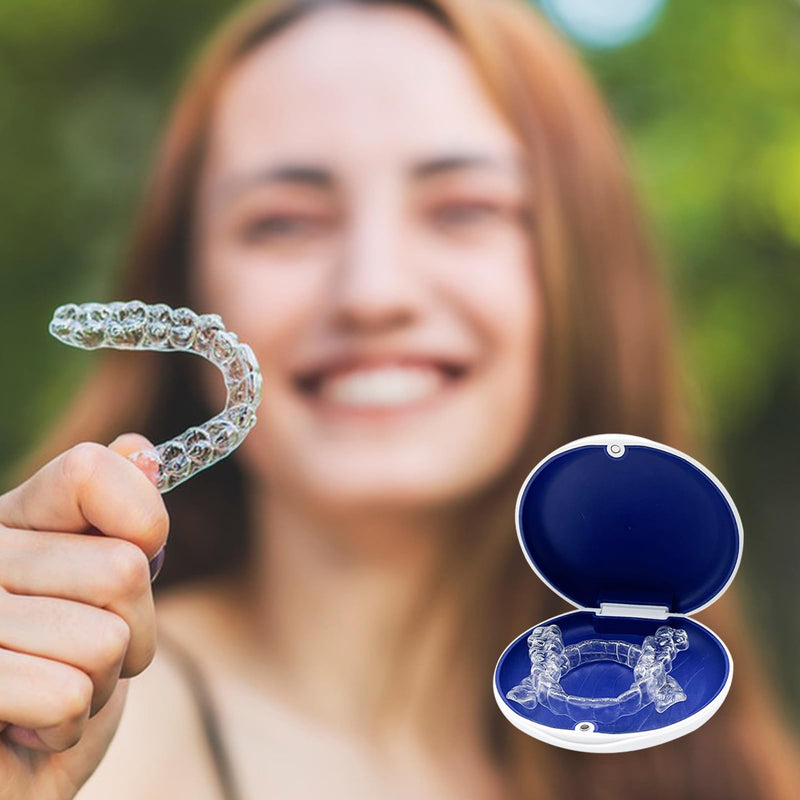 [Australia] - Teeth Retainer for Upper and Lower Teeth - Clear, Comfortable, BPA-Free, Durable, Easy to Use, Ideal for Teeth Retention after Braces, for Adults and Teens Upper & Lower Set 