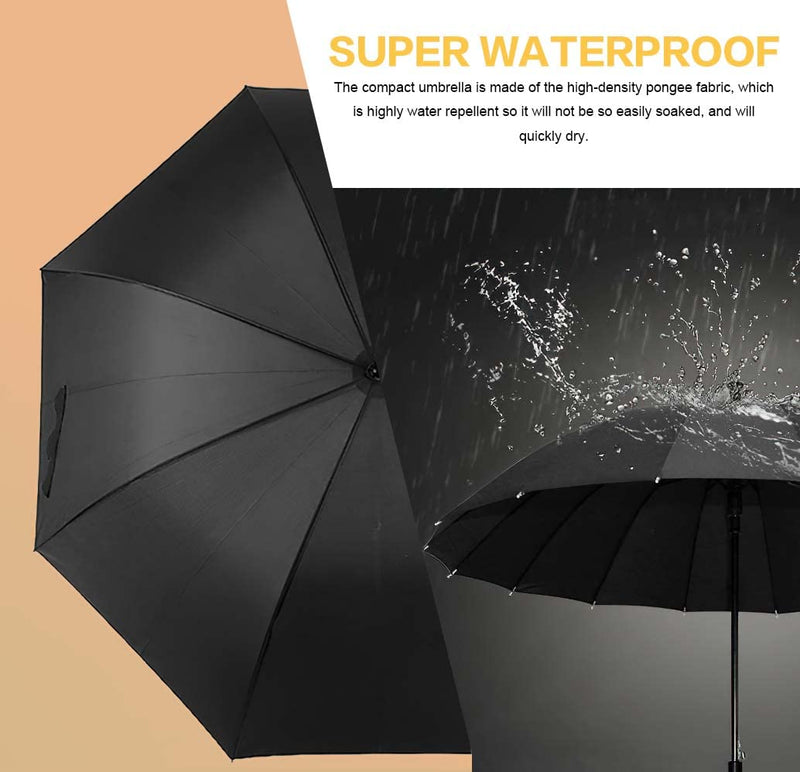 Walking Cane Umbrella, Walking Sticks Crutch Umbrella, Heavy Duty Frame,Lightweight - Windproof Umbrella Cane,Great Gift for Birthday,Christmas,Father's Day,Men,Women