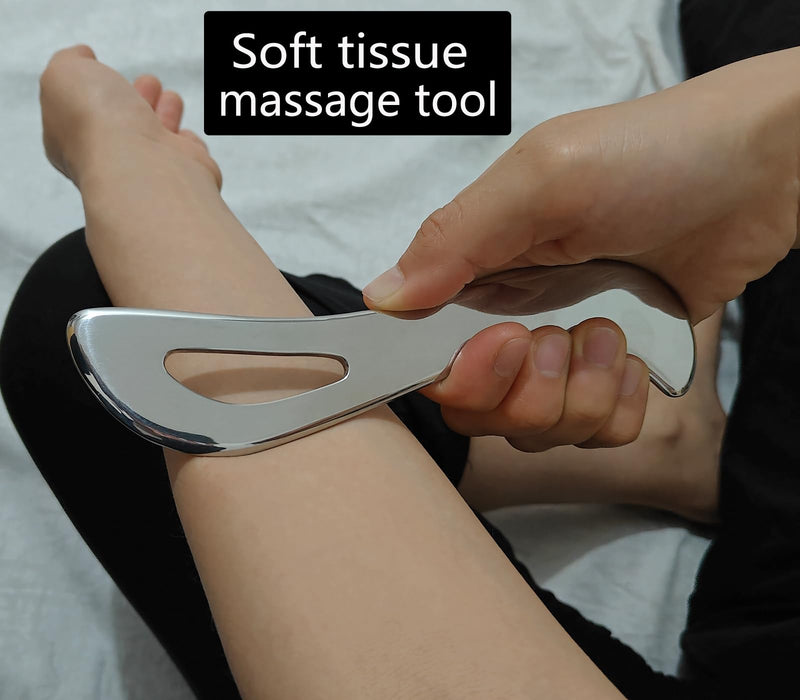 [Australia] - Muscle Scraper Stainless Steel IASTM Massage Tools Set,Gua Sha Scraping Tools for Physical Therapy(3pcs) GYX COELE-02 