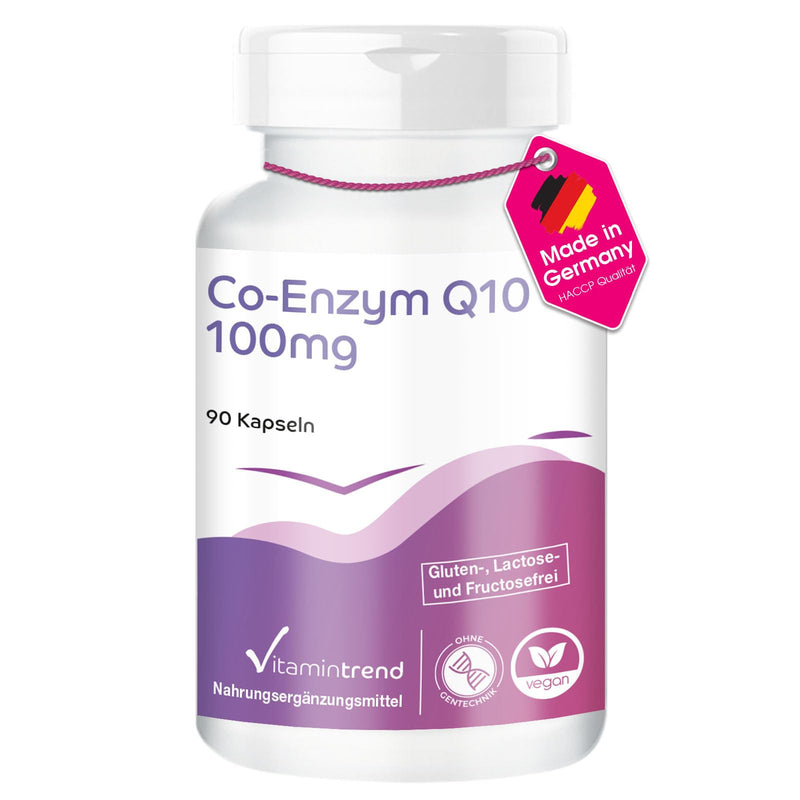 [Australia] - Co-Enzyme Q10 100mg - 90 capsules - high dosage - vegan - bioavailable supplements from Germany | Vitamin trend 