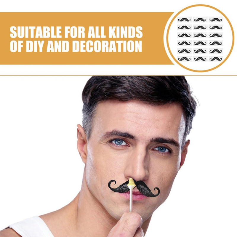 [Australia] - minkissy Nose Wax Kit 100 Pieces Nose Hair Removal Waxing Mustache Beard Guard Artificial Wax Mustache Protective Sticker for Men Style A 1 Piece (Pack of 1) 