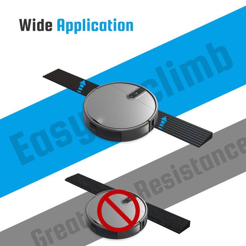 [Australia] - Threshold Ramps for Doorways Self-Adhesive Rubber Ramps for Door Threshold Rubber Door Threshold Ramp for Wheelchair for Doorways, Curb, Power Scooters, Bathroom (Black, 0.4'' Rise-3.3Ft Long) Black 