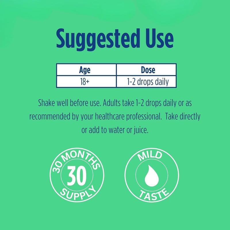 [Australia] - NOVEHA Iodine Drops | Organic Potassium Iodide Supplement | Daily Support for Thyroid Function & Wellness | 250 mcg per Serving | USDA Organic, Vegan, Non-GMO, Gluten-Free | 30-Month Supply 2 Fl Oz (Pack of 1) 