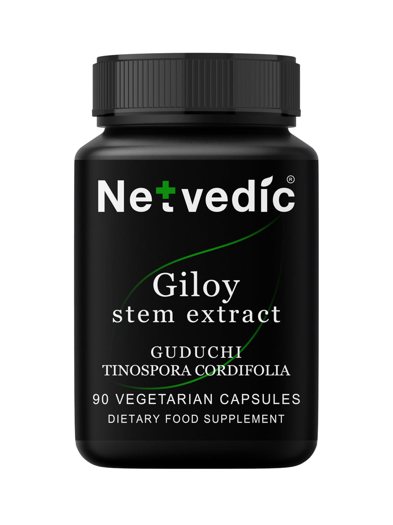 [Australia] - Giloy Stem Extract Capsules | 90 Veg Caps 400mg | Guduchi | Tinospora Cordifolia | Natural Immune Support | Healthy Skin Detox | Non-GMO & Gluten Free | Ayurvedic Supplement | 45 Days Supply 