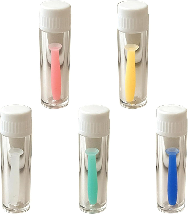 [Australia] - Pink Contact Lens Remover Tool, Silicone Plunger for Soft and Hard Lenses, Multipurpose Accessory Soft Contact Lens Helper Tool 