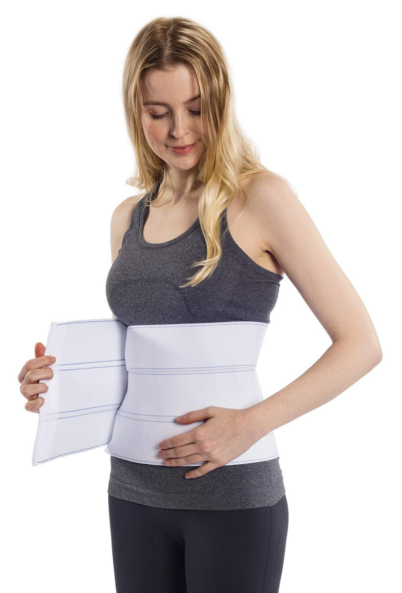 [Australia] - NYOrtho Abdominal Binder Lower Waist Support Belt - Compression Wrap for Men and Women MADE IN USA (30" - 45") 3 Panel - 9" 3 Panel - 9" High 30-45 Inch (Pack of 1) 