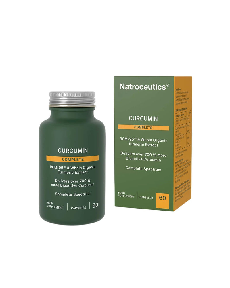 Curcumin Complete 60 Vegan Capsules| BCM-95 & Whole Organic Turmeric Extract| Delivers Over 700% More Bioactive Curcumin per Capsule| Complete Spectrum