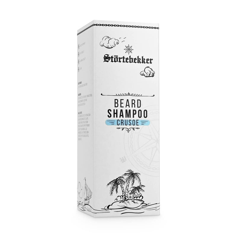 [Australia] - Störtebekker® Premium Beard Shampoo for Men - 200ml Beard Shampoo for Daily Beard Care - Optimal Cleansing and Care for the Beard - Rich Foam - Beard Wash for Men - Gift Idea 