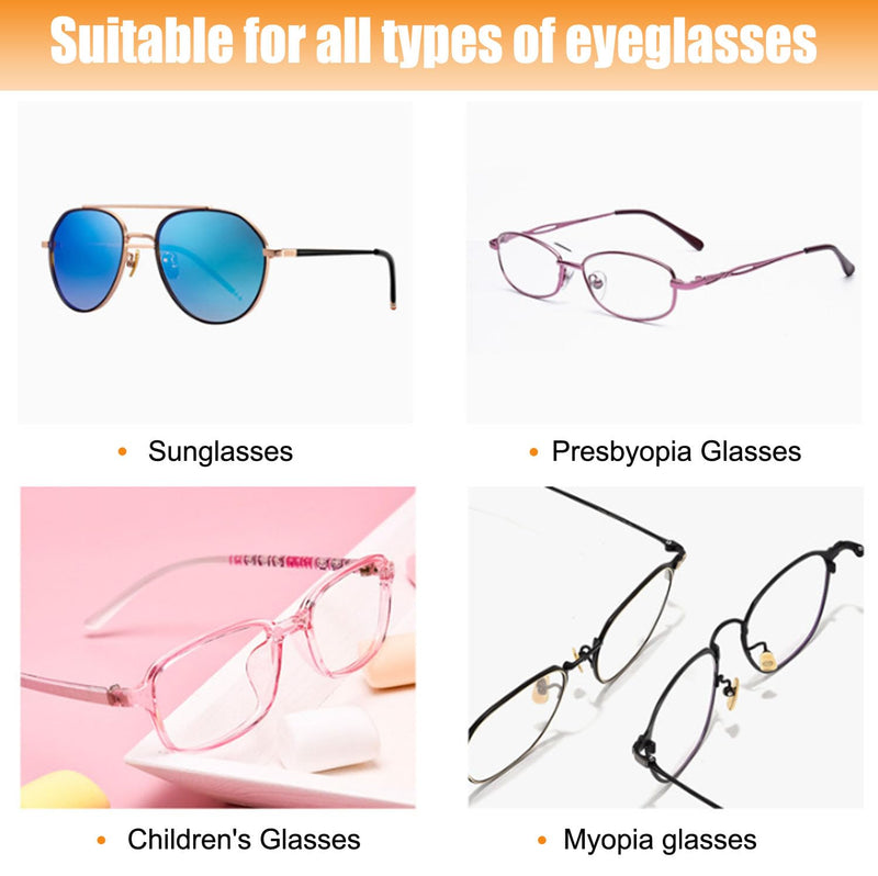 [Australia] - Eyeglasses Repair Kit, Sunglasses Repair Kit with Precision Screwdrivers, Nose Pads, Screws, Tweezer, Cleaning Cloth for Glasses, Sunglass, Watch Clock Spectacle Repair 