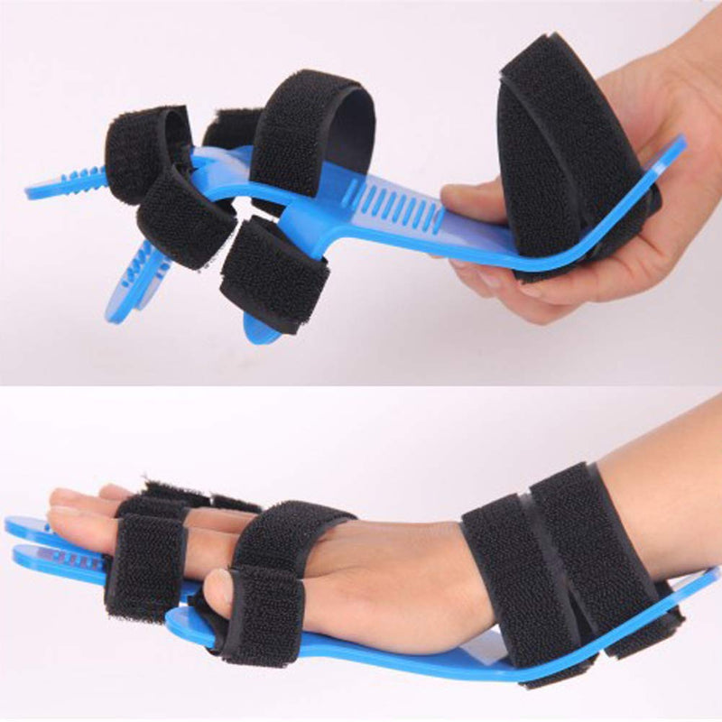 Finger Splint Fingerboard Finger Separator Orthotics Points Hand Wrist Training Orthosis Device Brace Flex Spasm Extension Board Splint Apoplexy Hemiplegia Right Left (Left hand)