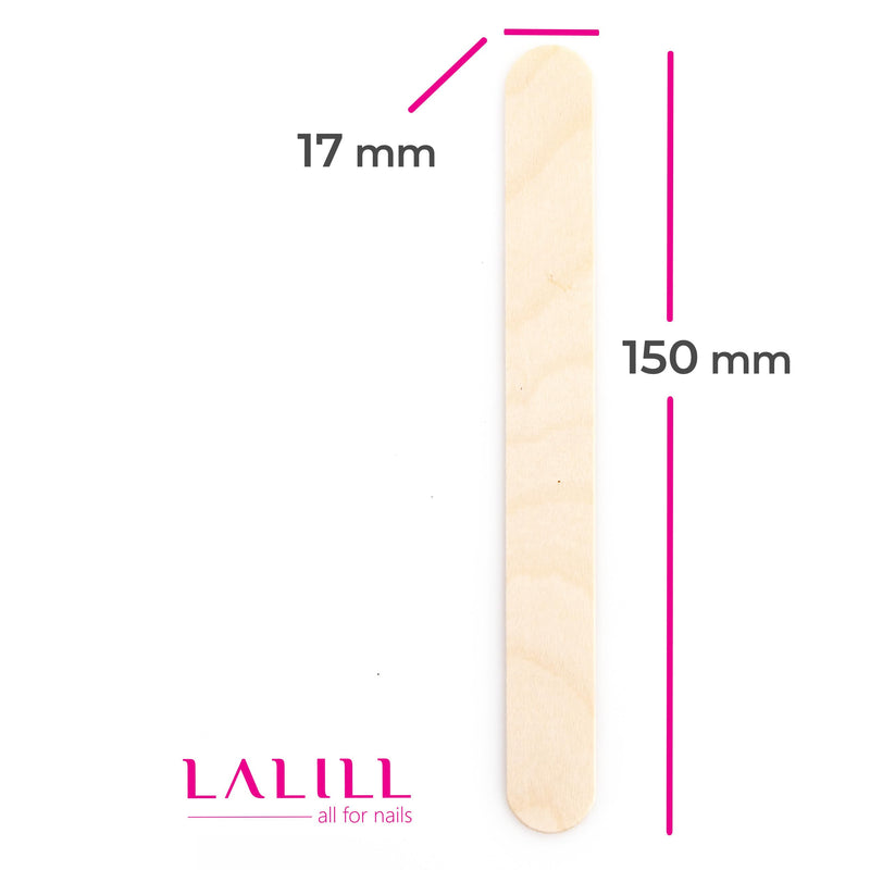 [Australia] - LALILL wooden spatulas made of birch wood, pack of 100, 15 cm length, wooden spatulas for hair removal, applying wax, waxing masks, wooden sticks for crafts, ice cream sticks, ice cream sticks, mouth depressors, wood for practice 
