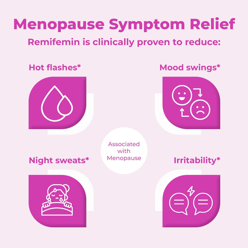 [Australia] - Menopause Symptoms Relief - Clinically Proven Ingredients - Menopause Supplements - Black Cohosh - Estrogen-Free - Made in Germany - 120 Tablets Unflavoured 