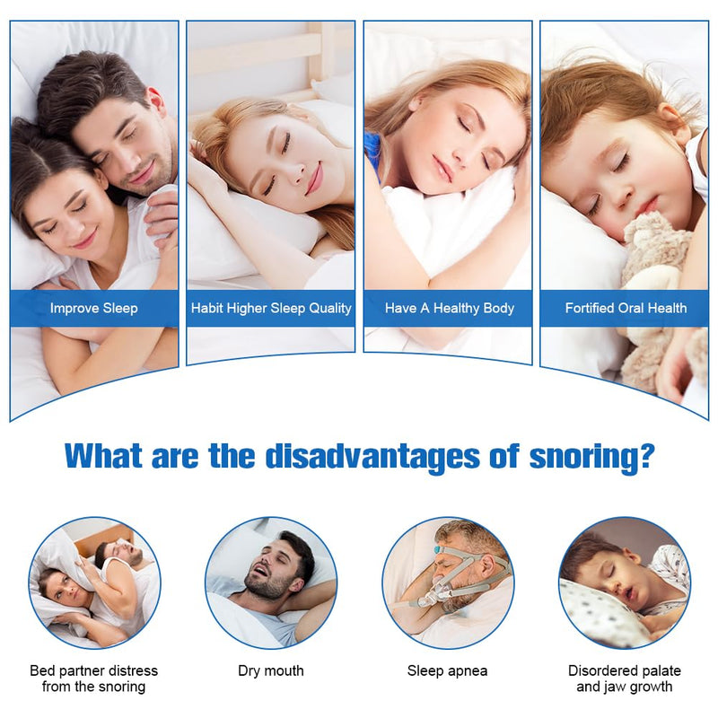 [Australia] - ACWOO anti snoring mouthpiece, snoring stopper, effective bite splints, night bite splint against teeth grinding and snoring for men women anti-snoring device 