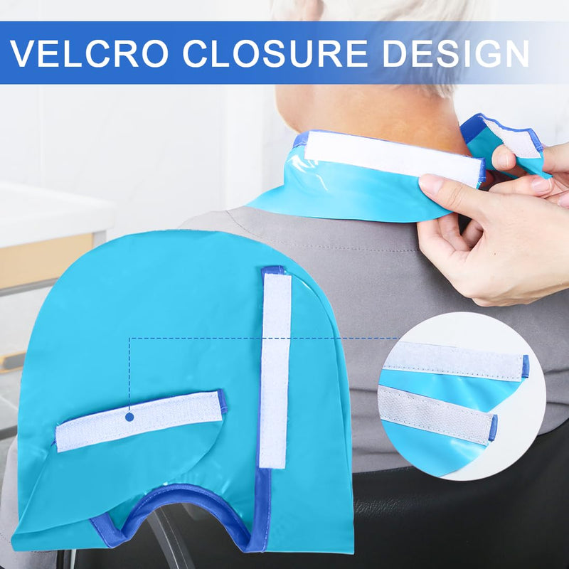 [Australia] - Tracheostomy Shower Cover Neck Stoma Protector for Tracheostomy,Waterproof Shower Shield Neck Stoma Guard (Blue-2pc) Blue-2pc 
