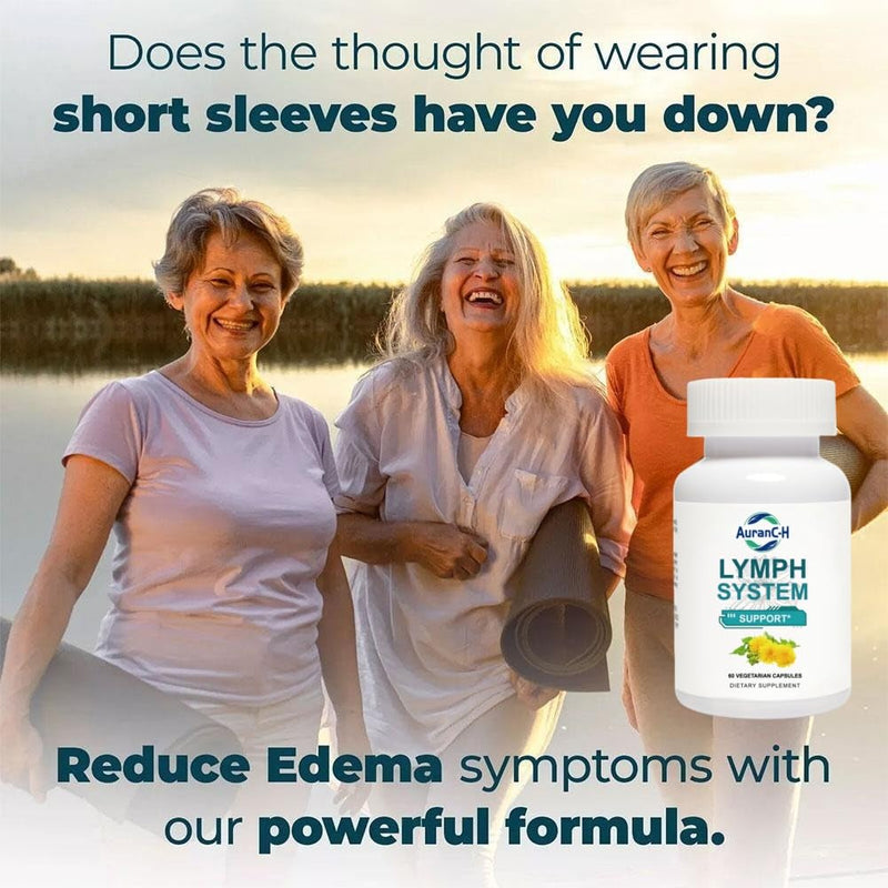 Lymph System Support Supplement – Lymphatic Drainage Supplement with Dandelion Extract, Cleavers, Burdock Powder and Cleanse Lymph Hair/Skin/Nails Supplements Dietary Healthcare 60 Count