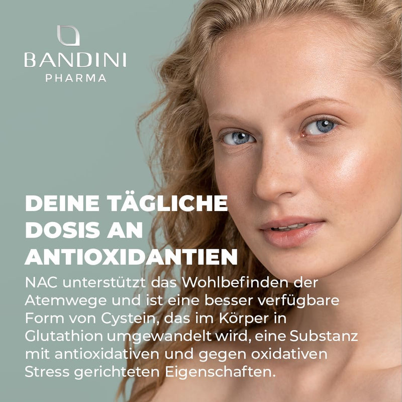 [Australia] - Bandini® NAC N-Acetyl L-Cysteine | 220 capsules - 600 mg (More than 7 months supply) | Glutathione Precursors, Natural Antioxidants, 100% Pure N Acetyl Cysteine Amino Acids | High dosage, vegan 