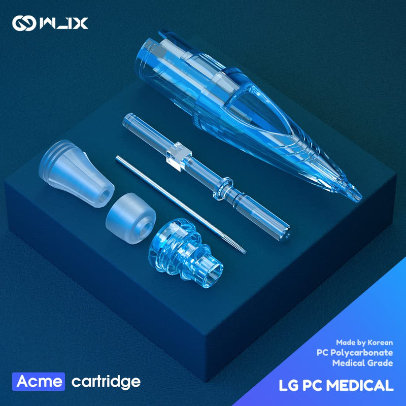 [Australia] - WJX Tattoo Cartridges 20Pcs Disposable Needles Round Liner 0803RL 