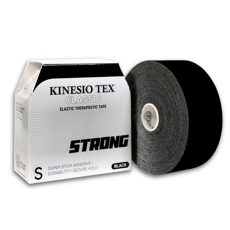 Kinesio Tape - Tex Classic Strong - Elastic Therapeutic Athletic Tape - Super Stick for Extended Wear - 2 in. x 49.2 ft Roll