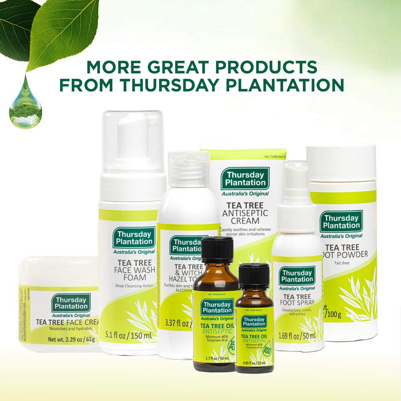 Thursday Plantation Tea Tree Foot Powder, Helps Prevent Foot Odor and Sweat, 3.5 Ounces 3.5 Ounce (Pack of 1)
