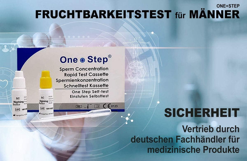 [Australia] - Pack of 2 One+Step Fertility Test for Men - Sperm Test Sperm Test for Men Sperm Test - Measures the concentration of sperm 