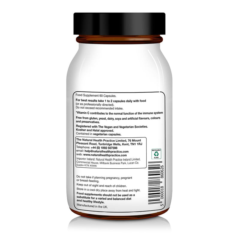 NHP Advanced Immune Support Supplement 60 Vegan Capsules – Elderberry Mushroom Complex with Probiotics Vitamin D3 Zinc & Beta Glucans for Daily Defence Gut Health Energy & Wellness