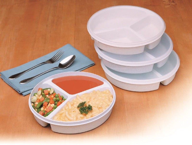 [Australia] - Maddak SP Ableware Sandstone Partitioned Scoop Dish with Lid 