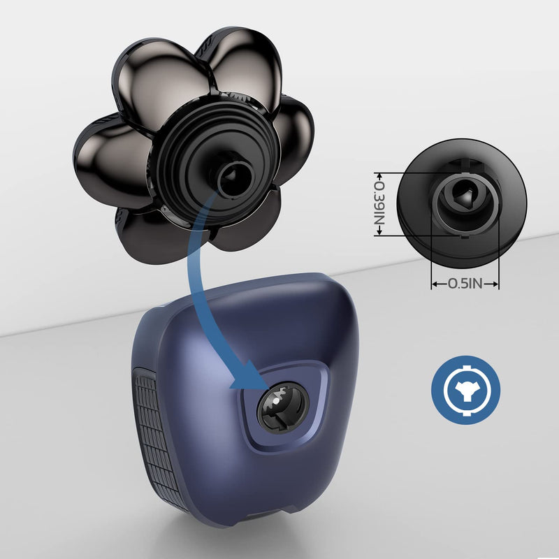 7 Blades Head Shaver Replacement Heads, Shaver Blade Heads Replacement for Electric Razor for Men Black