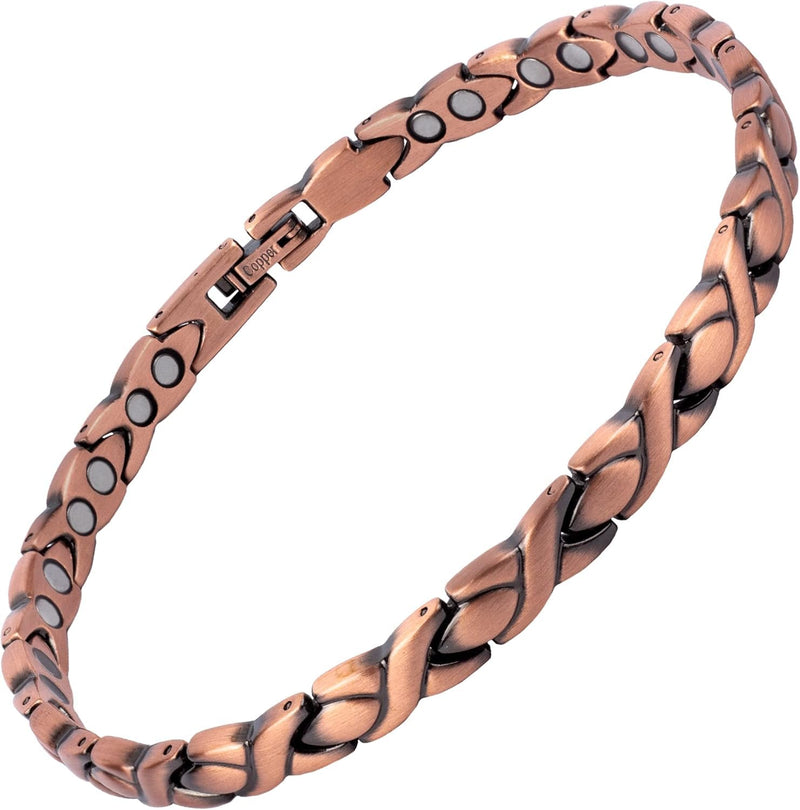 [Australia] - MagnetRX Copper Anklet for Women ‚Äì Ultra Strength Magnetic Ankle Bracelets for Women ‚Äì Effective Womens Copper Magnetic Ankle Bracelet (Women Anklet) Women Copper Anklet 